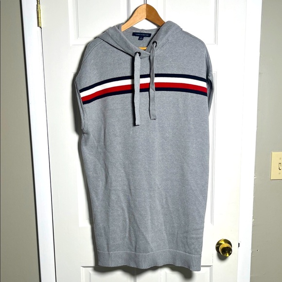 Tommy Hilfiger Striped Hoodie Dress XL - Picture 1 of 7